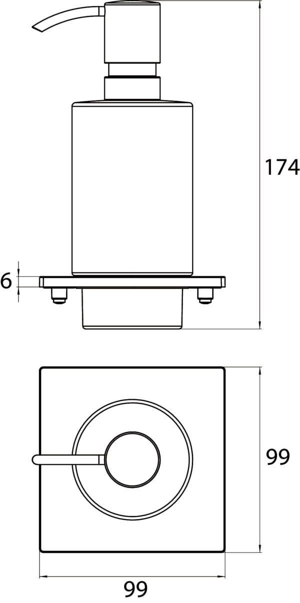 emco liaison Flüssigseifenspender für Reling mit Kristallglas u. Metallpumpe, chrom emco liaison Flüssigseifenspender für Reling mit Kristallglas u. Metallpumpe, chrom