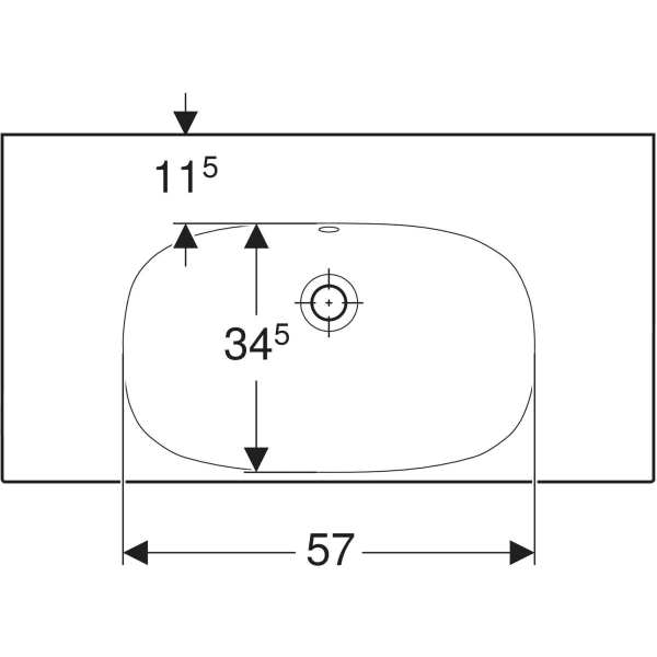 Wandwaschtisch mit Ablagefläche „Acanto“, rechteckig, Ablagefläche links und rechts 90 × 48,2 cm in weiß alpin Wandwaschtisch mit Ablagefläche „Acanto“, rechteckig, Ablagefläche links und rechts 90 × 48,2 cm in weiß alpin