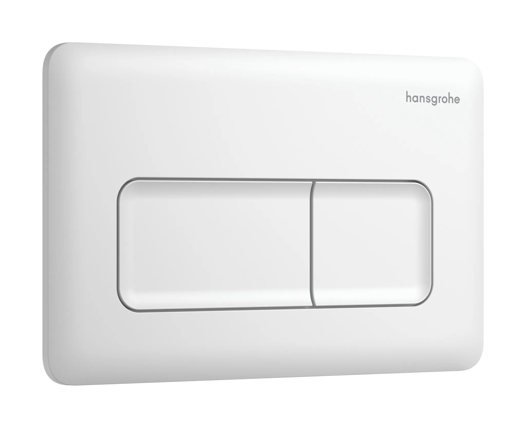 Hansgrohe iFrame Original Q Betätigungsplatte, 2-Mengen-Spülung CN mattweiß