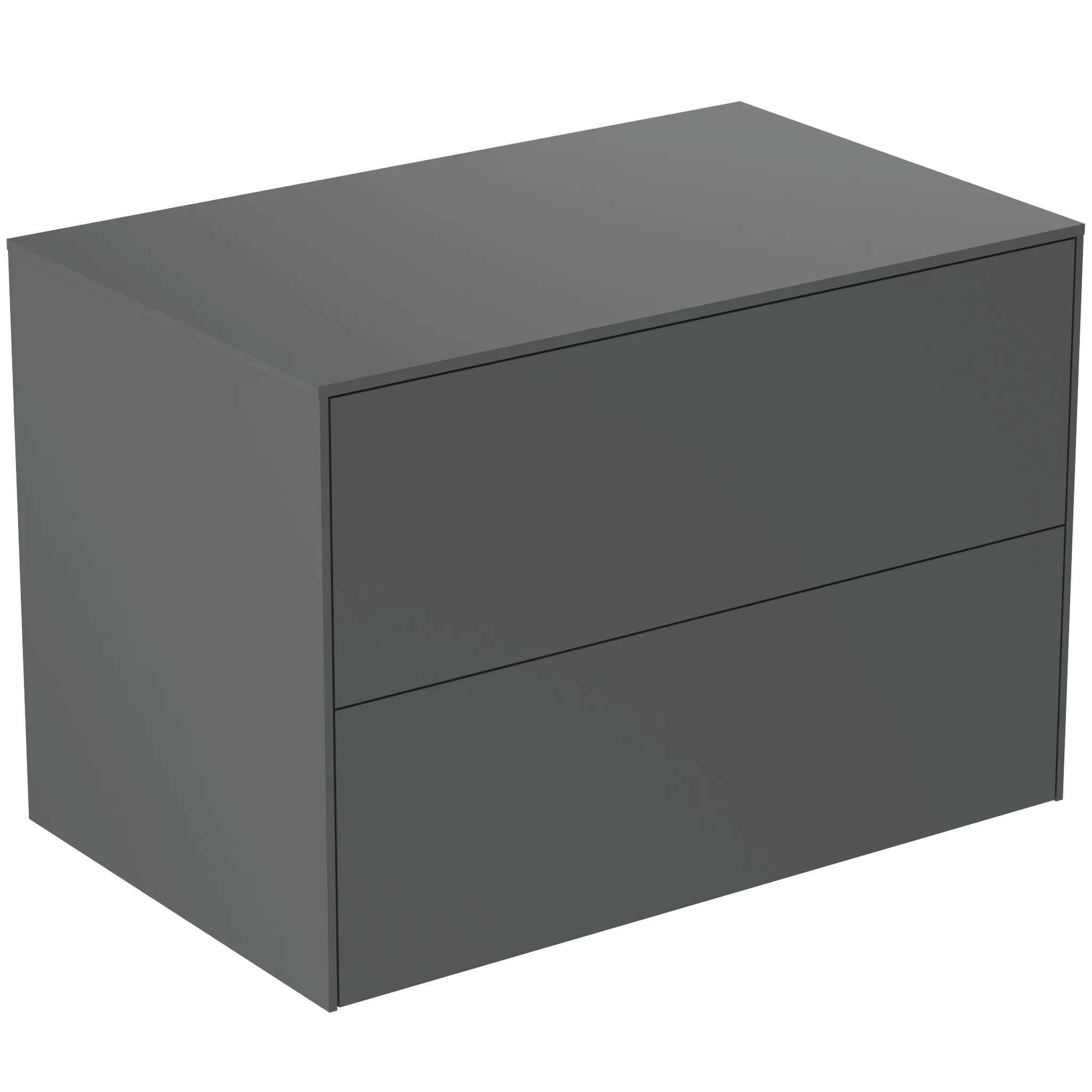 Ideal Standard Waschtischunterschrank Conca, 2 Auszüge, anthrazit Ideal Standard Waschtischunterschrank Conca, 2 Auszüge, anthrazit