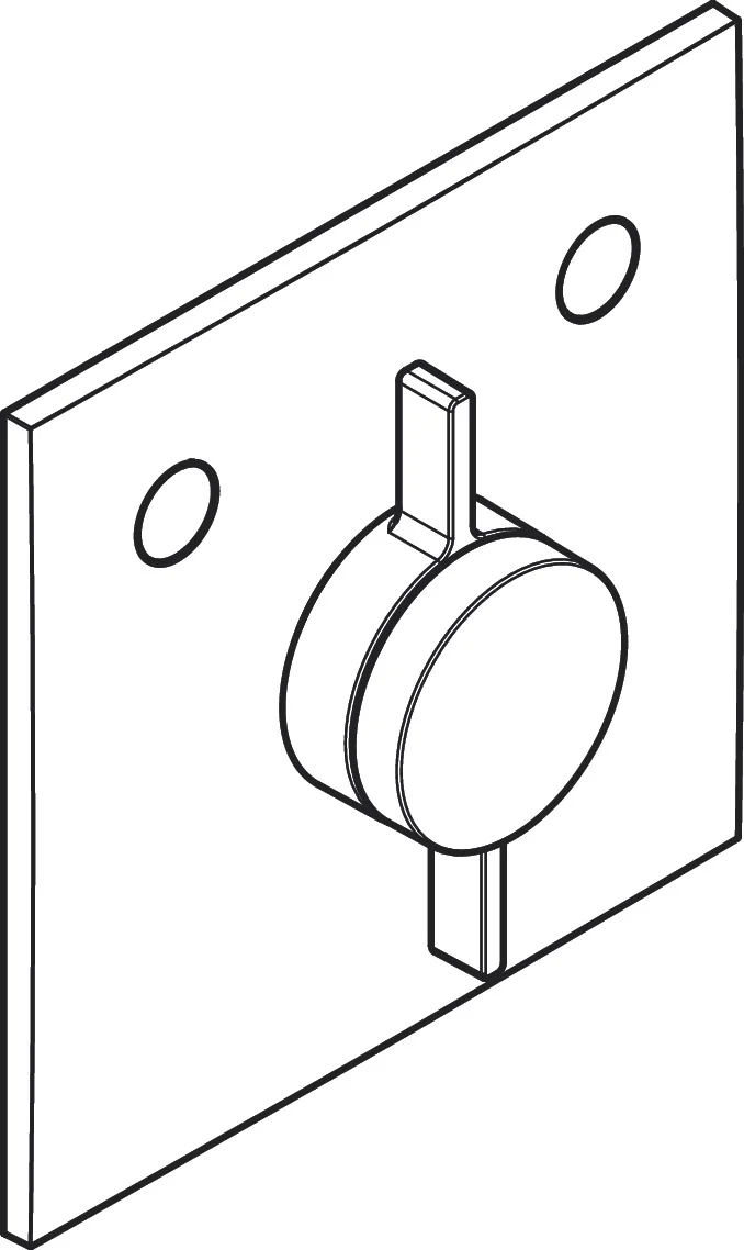 Hansgrohe DuoTurn E Mischer Unterputz mattschwarz, 2 Verbraucher, Keramikmischsystem, einfache Installation