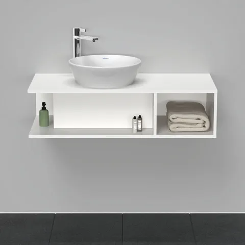Duravit Waschtischunterschrank wandhängend „D-Neo“ 100 × 26 × 48 cm Weiß Matt