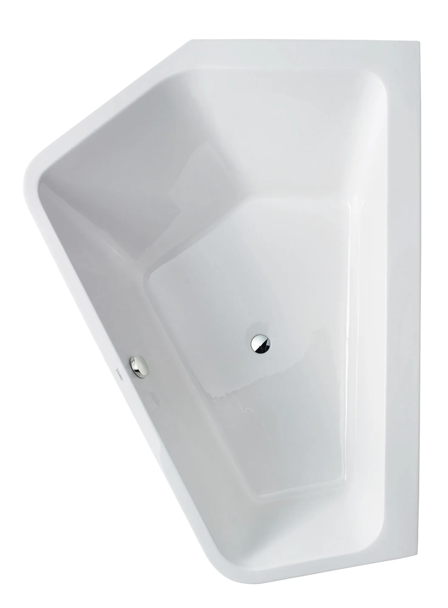 Duravit Badewanne „Paiova 5“ fünfeck 1770 × 1300 mm, links in Weiß Duravit Badewanne „Paiova 5“ fünfeck 1770 × 1300 mm, links in Weiß