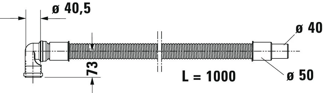 Duravit Ab- und Überlaufgarnitur für Badewannen Modell 792204 Duravit Ab- und Überlaufgarnitur für Badewannen Modell 792204