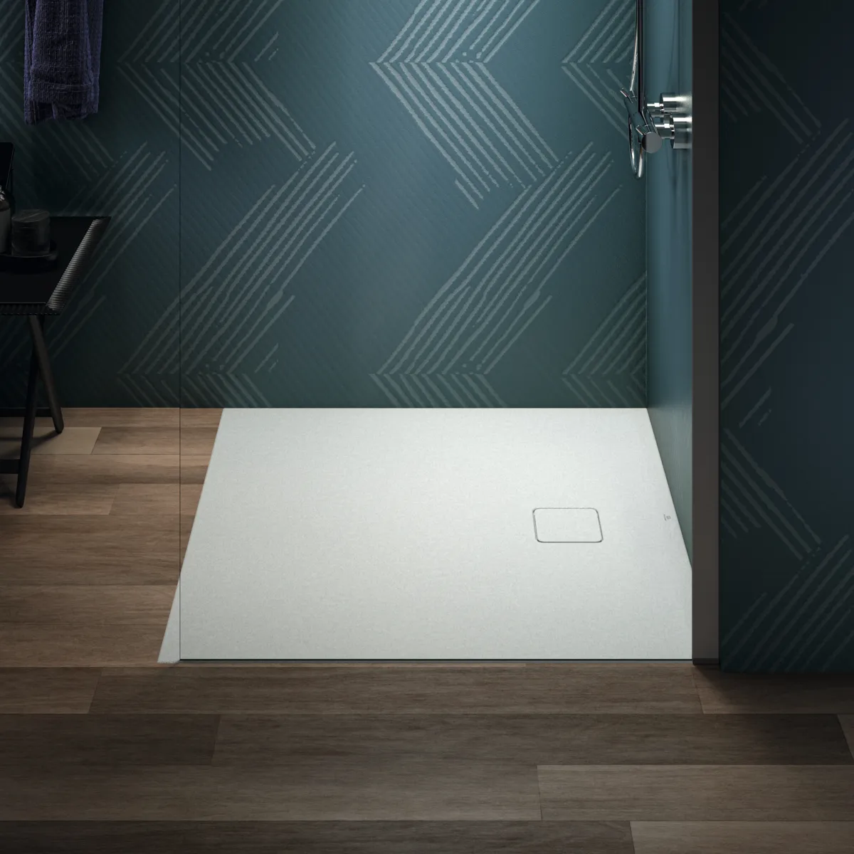 Ideal Standard Quadrat-Brausewanne Ultra Flat Evo, Seidenweiß, 1000x1000x35 mm, bodengleicher Einbau möglich Ideal Standard Quadrat-Brausewanne Ultra Flat Evo, Seidenweiß, 1000x1000x35 mm, bodengleicher Einbau möglich