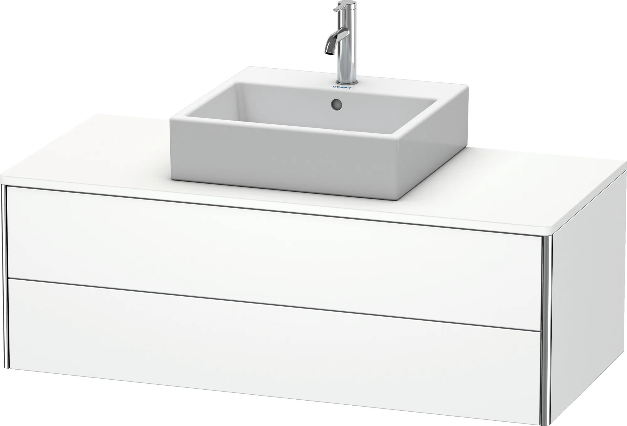 Duravit Waschtischunterschrank wandhängend „XSquare“ 120 × 40 × 54,8 cm Weiß Supermatt Duravit Waschtischunterschrank wandhängend „XSquare“ 120 × 40 × 54,8 cm Weiß Supermatt