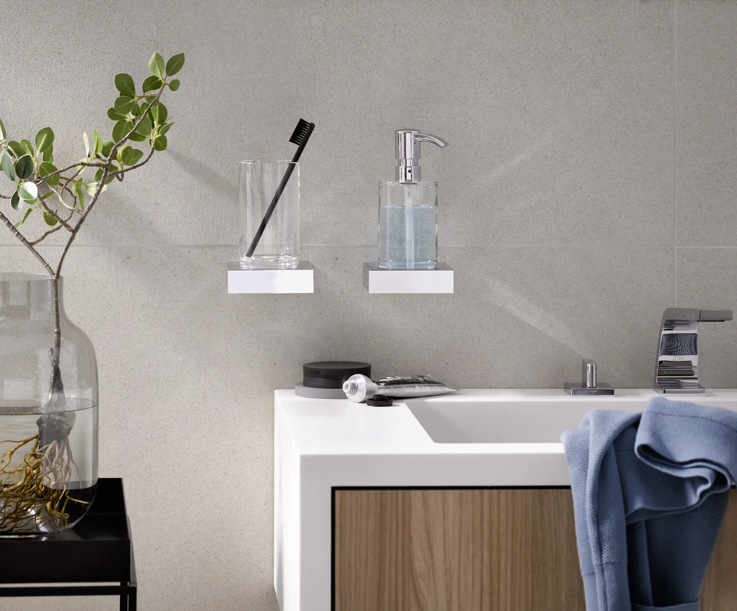 emco liaison Glashalter für RelingGlasteil klar, chrom emco liaison Glashalter für RelingGlasteil klar, chrom