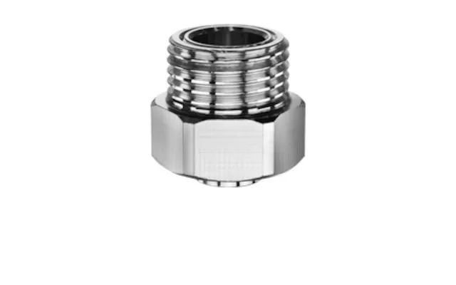 Durchflussbegrenzer für Eckventile DN 15, Durchfluss druckunabhängig, max.: 9 l/min, DN 15 G 1/2 IG, DN 15 G 1/2 AG, chrom Durchflussbegrenzer für Eckventile DN 15, Durchfluss druckunabhängig, max.: 9 l/min, DN 15 G 1/2 IG, DN 15 G 1/2 AG, chrom