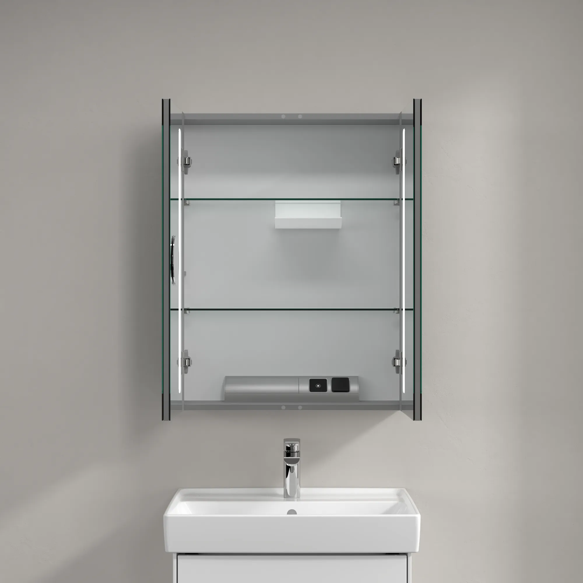 Villeroy & Boch Vorbau-Spiegelschrank „My View 14“ 600 × 750 × 173 mm in White Matt Villeroy & Boch Vorbau-Spiegelschrank „My View 14“ 600 × 750 × 173 mm in White Matt