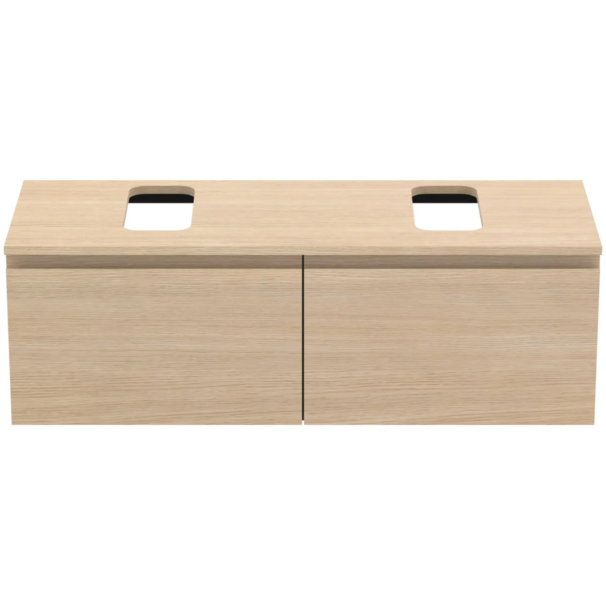 Ideal Standard Waschtischunterschrank Finesse Eiche weiß, 1200x440x388mm, 2 Auszüge
