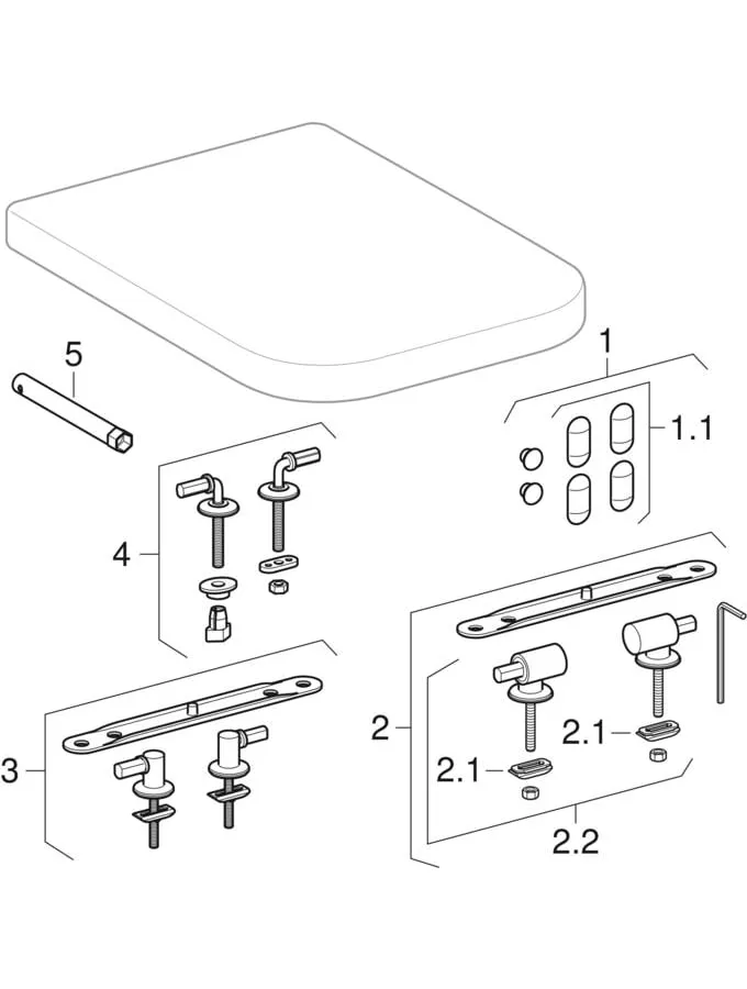 Geberit WC-Sitz ehemals Keramag „Renova Plan“ Warp-Over-Design 440 × 360 × 40 mm in weiß alpin, Befestigung von oben, Soft Closing Geberit WC-Sitz ehemals Keramag „Renova Plan“ Warp-Over-Design 440 × 360 × 40 mm in weiß alpin, Befestigung von oben, Soft Closing