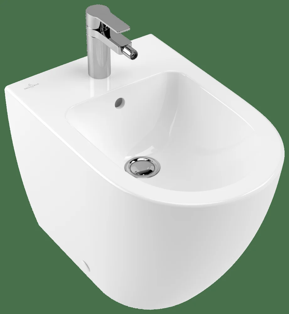 Villeroy & Boch Subway 2.0 Bidet bodenstehend oval Weiß Alpin CeramicPlus Villeroy & Boch Subway 2.0 Bidet bodenstehend oval Weiß Alpin CeramicPlus