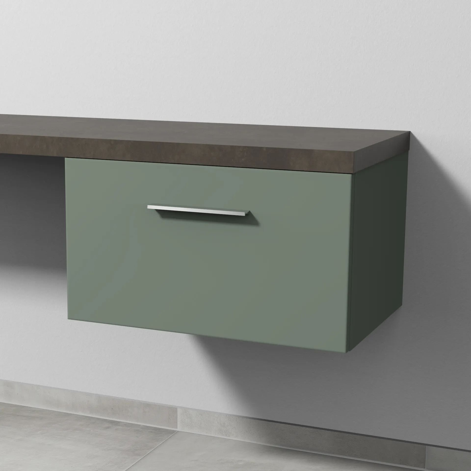 Sanipa Anbauschrank „2morrow“ 600 × 340 × 420 mm in Soft-Green Sanipa Anbauschrank „2morrow“ 600 × 340 × 420 mm in Soft-Green