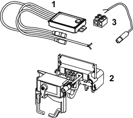 TECEplanus WC-Fernauslösung kabelgebund. Elektrotaster 230/12 V-Netz