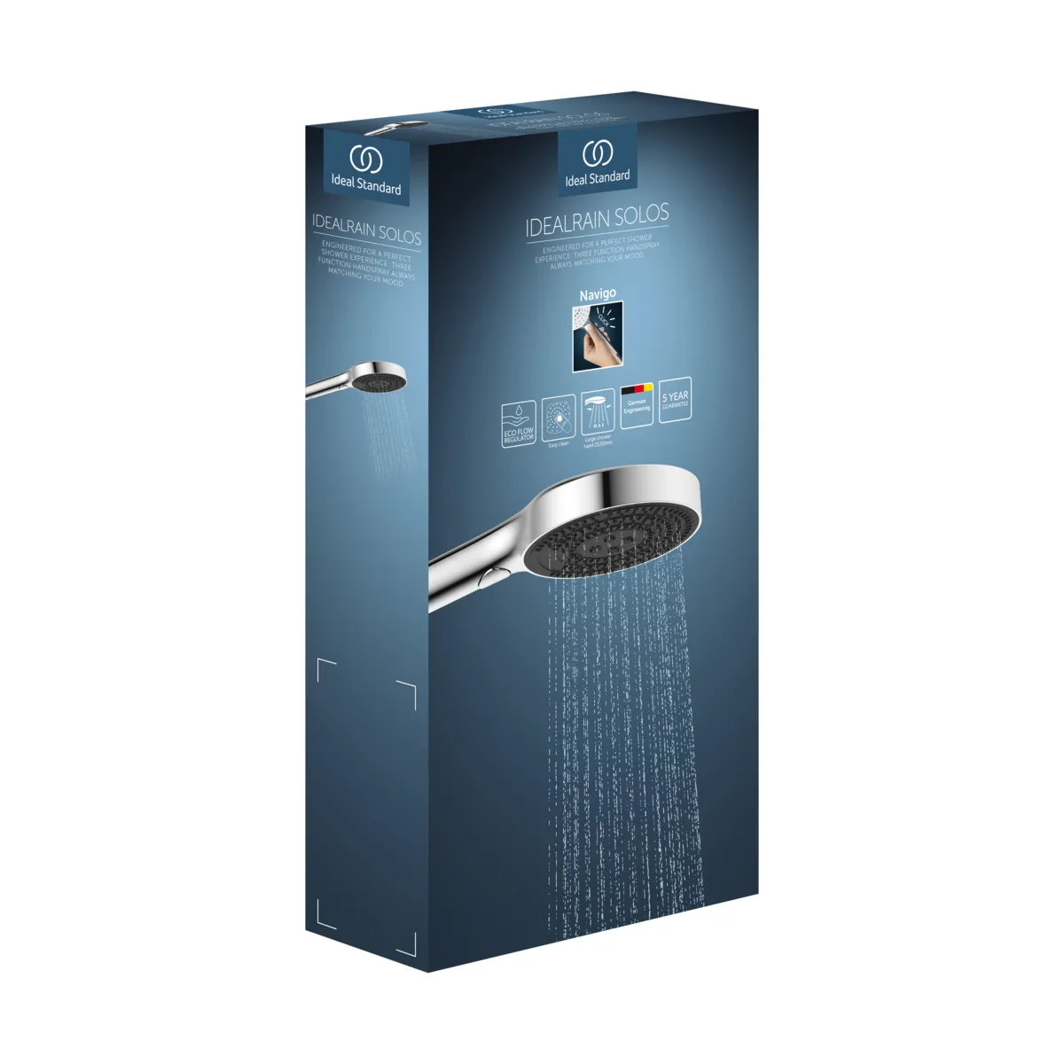 Ideal Standard Idealrain Solos 3-Funktions-Handbrause, Chrom Ideal Standard Idealrain Solos 3-Funktions-Handbrause, Chrom