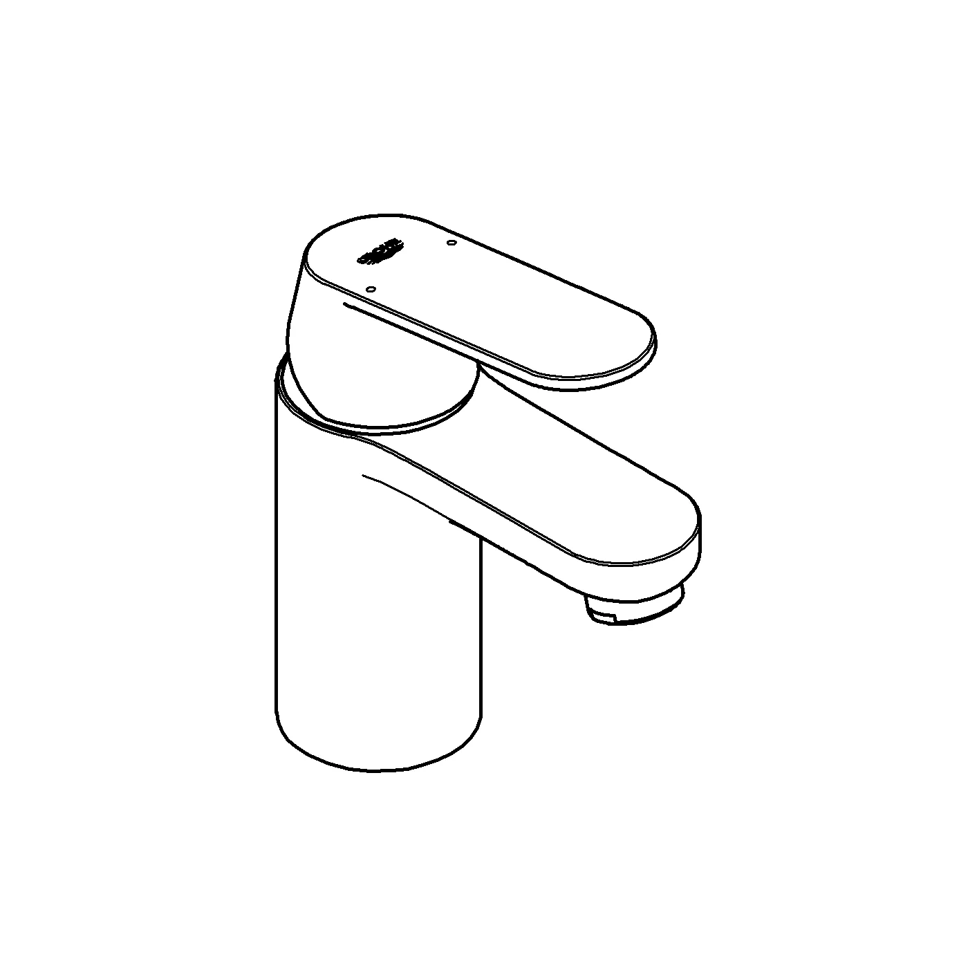 Einhand-Waschtischbatterie Eurosmart Cosmopolitan 23925, S-Size, Einlochmontage, glatter Körper, Push-open Ablaufgarnitur 1 1/4'', chrom Einhand-Waschtischbatterie Eurosmart Cosmopolitan 23925, S-Size, Einlochmontage, glatter Körper, Push-open Ablaufgarnitur 1 1/4'', chrom