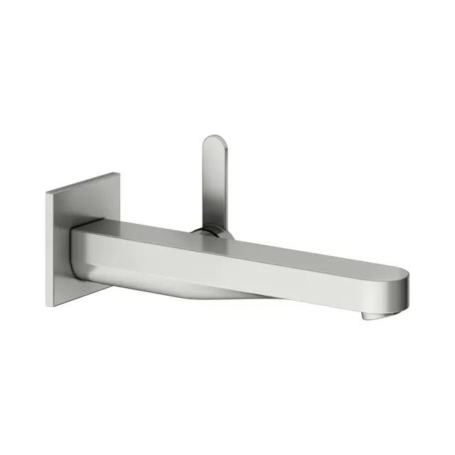 KEUCO IXMO Einhebel-Waschtischmischer Unterputz 1 Loch IXMO Flat für Wandmontage, eckig Ausladung 225 mm/IXMO Flat Edelstahl-finish KEUCO IXMO Einhebel-Waschtischmischer Unterputz 1 Loch IXMO Flat für Wandmontage, eckig Ausladung 225 mm/IXMO Flat Edelstahl-finish