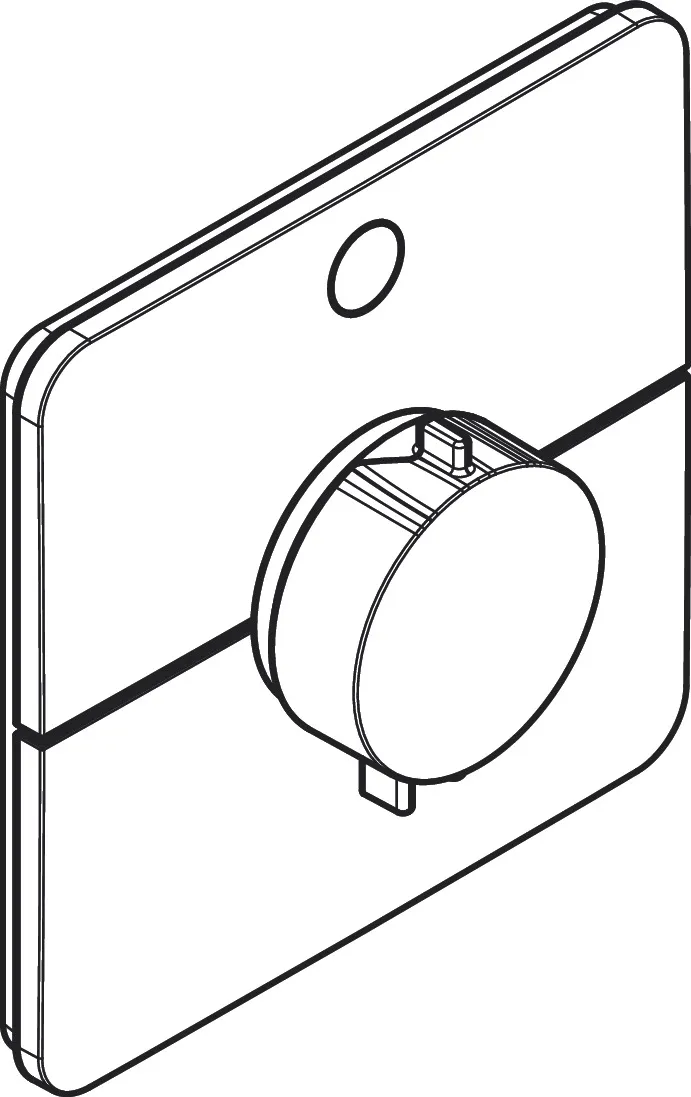 ShowerSelect Comfort Q Thermostat Unterputz für 1 Verbraucher Chrom ShowerSelect Comfort Q Thermostat Unterputz für 1 Verbraucher Chrom