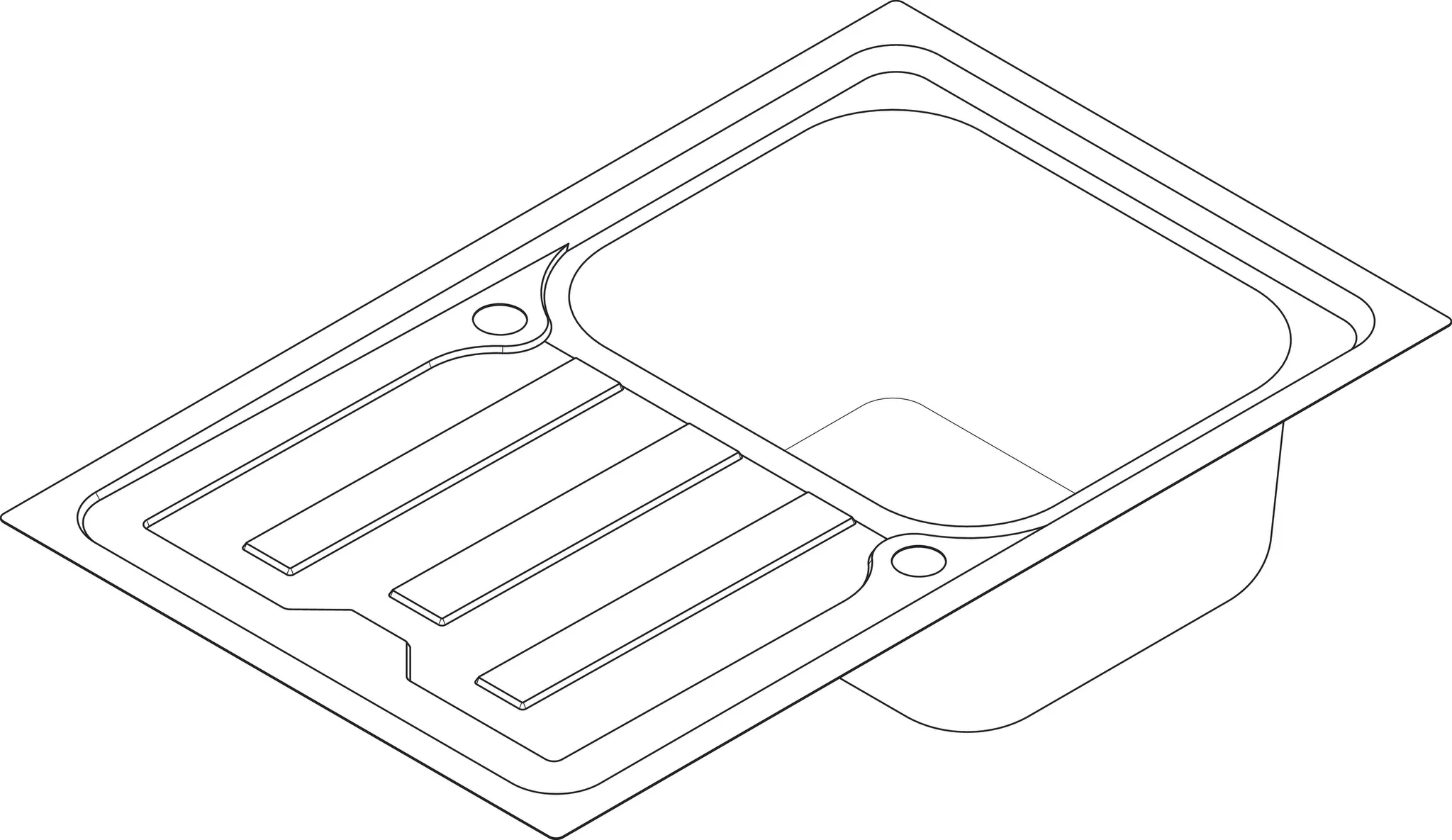 Hansgrohe S44 Spülen Edelstahl 342 mit automatischer Ablaufgarnitur