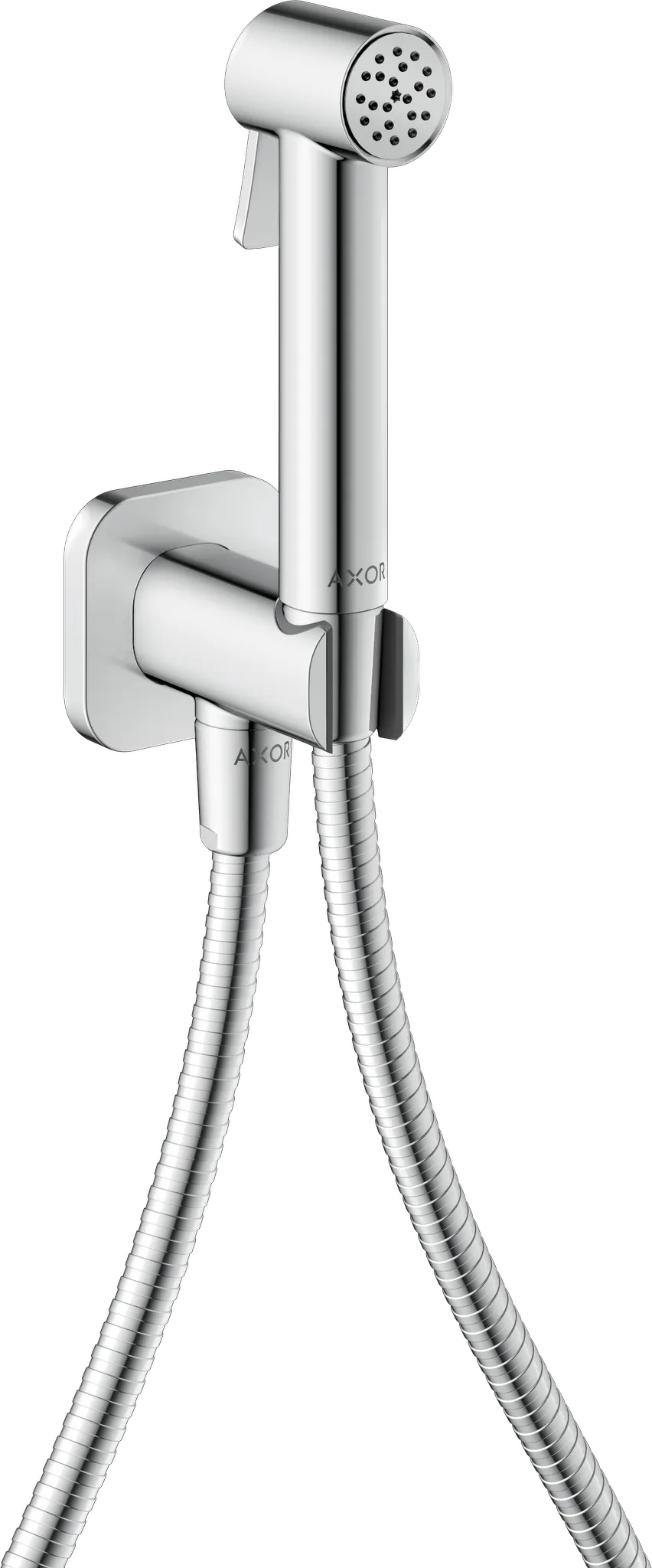 Hansgrohe AXOR Bidette Showers Bidette Handbrause 1jet softsquare für Kaltwasser mit Brausehalter und Brauseschlauch 1,25 m Chrom Hansgrohe AXOR Bidette Showers Bidette Handbrause 1jet softsquare für Kaltwasser mit Brausehalter und Brauseschlauch 1,25 m Chrom