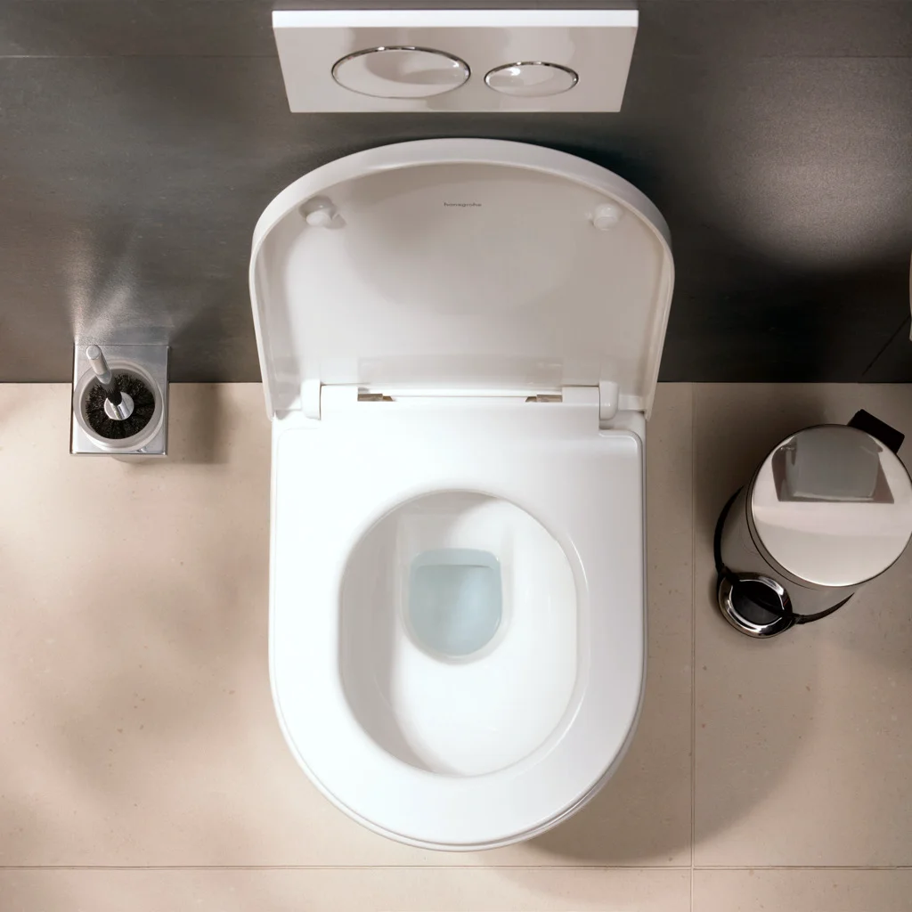 Hansgrohe EluPura Original S Wand-WC-Set, glänzend, 540 mm, AquaChannel Flush, SoftClose, QuickRelease Hansgrohe EluPura Original S Wand-WC-Set, glänzend, 540 mm, AquaChannel Flush, SoftClose, QuickRelease