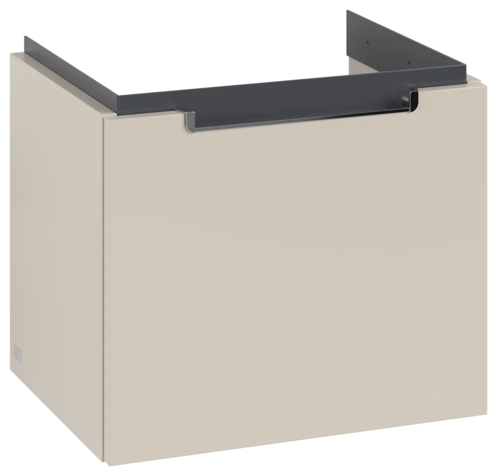Villeroy & Boch Subway 2.0 Waschbeckenunterschrank A68510, 485 x 420 x 380 mm, Truffle Grey