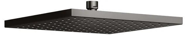 Brausen und Brausezubehör Kopfbrause eckig 250 x 250 mm Titanschwarz gebürstet Brausen und Brausezubehör Kopfbrause eckig 250 x 250 mm Titanschwarz gebürstet