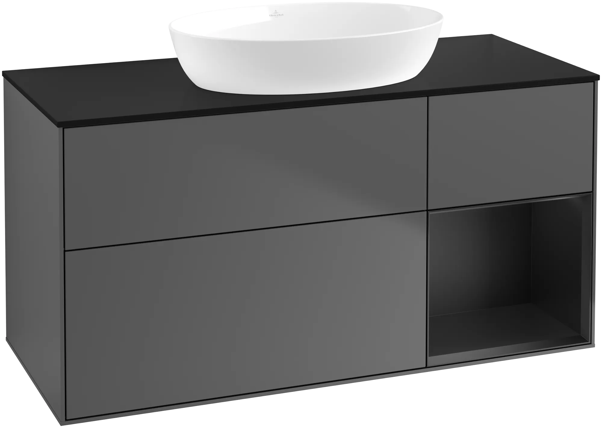 Villeroy & Boch Finion Waschbeckenunterschrank GA7 1200x603x501mm anthrazit