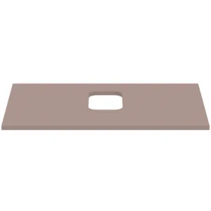 Ideal Standard Waschtischplatte i.life B, 802x507x18mm, Greige matt