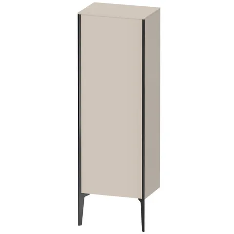 Duravit Halbhochschrank „XViu“ 50 × 133 × 36 cm in Taupe Supermatt