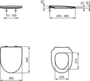 WC-Paket i.life A Randlos mit Universal WC-Sitz Softclose Weiß WC-Paket i.life A Randlos mit Universal WC-Sitz Softclose Weiß