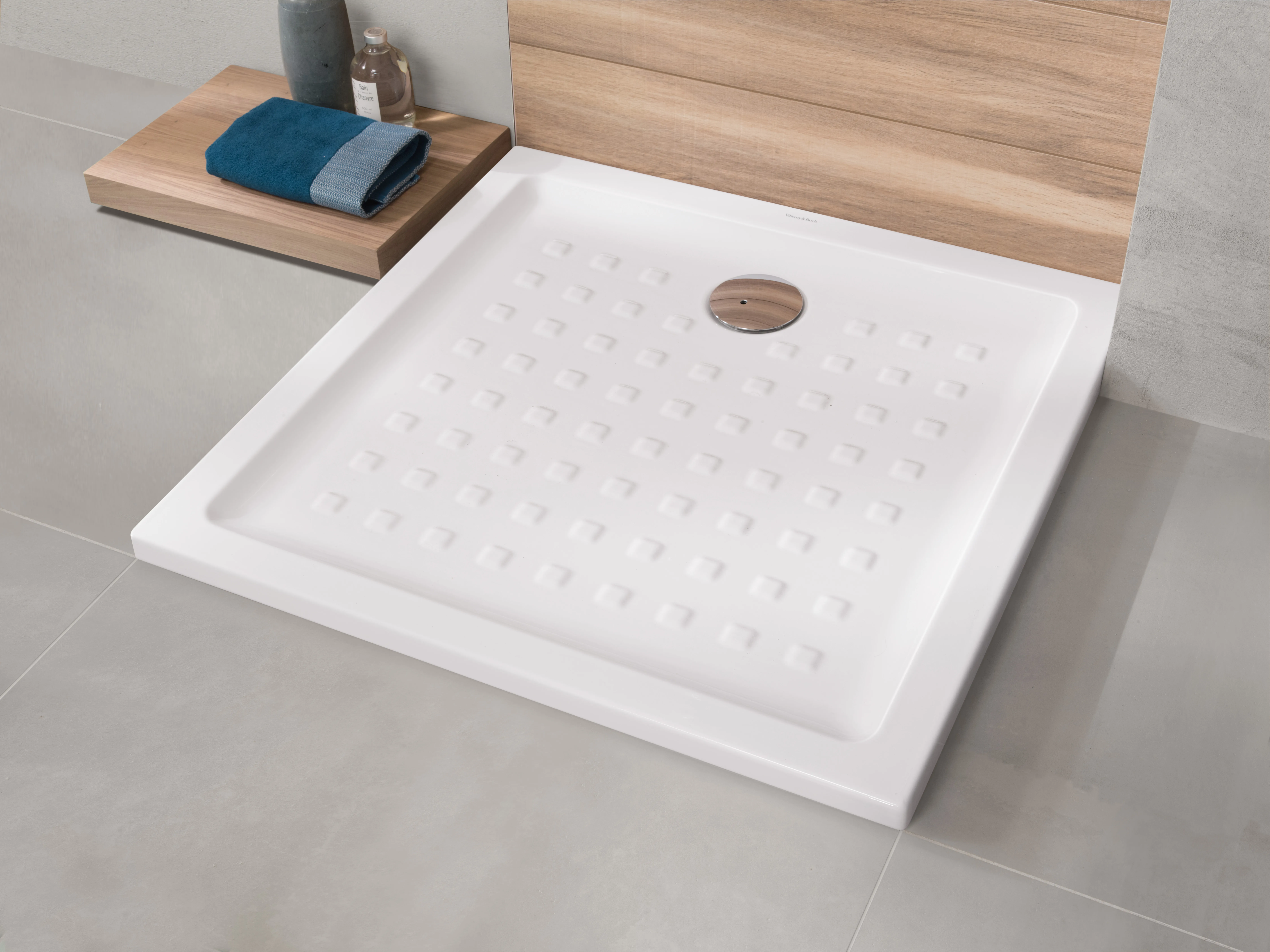 Villeroy & Boch quadrat Duschwanne „O.novo“ Keramik mit Noppen 90 × 90 cm Villeroy & Boch quadrat Duschwanne „O.novo“ Keramik mit Noppen 90 × 90 cm