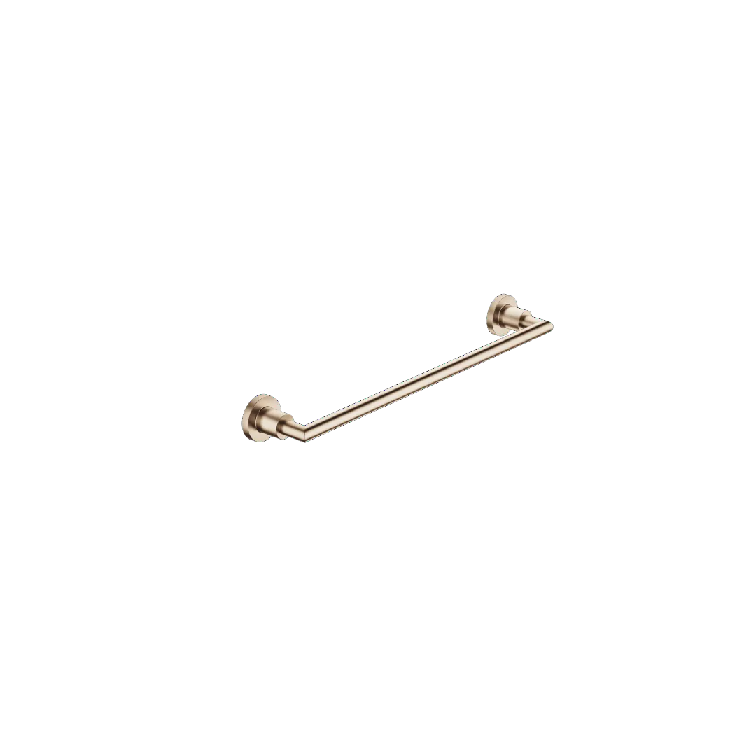 Dornbracht Badetuchhalter TARA Light Gold gebürstet – Stichmaß 450 mm, Breite 505 mm, Höhe 55 mm, Rosette Ø 55 mm, Ausladung 81 mm Dornbracht Badetuchhalter TARA Light Gold gebürstet – Stichmaß 450 mm, Breite 505 mm, Höhe 55 mm, Rosette Ø 55 mm, Ausladung 81 mm