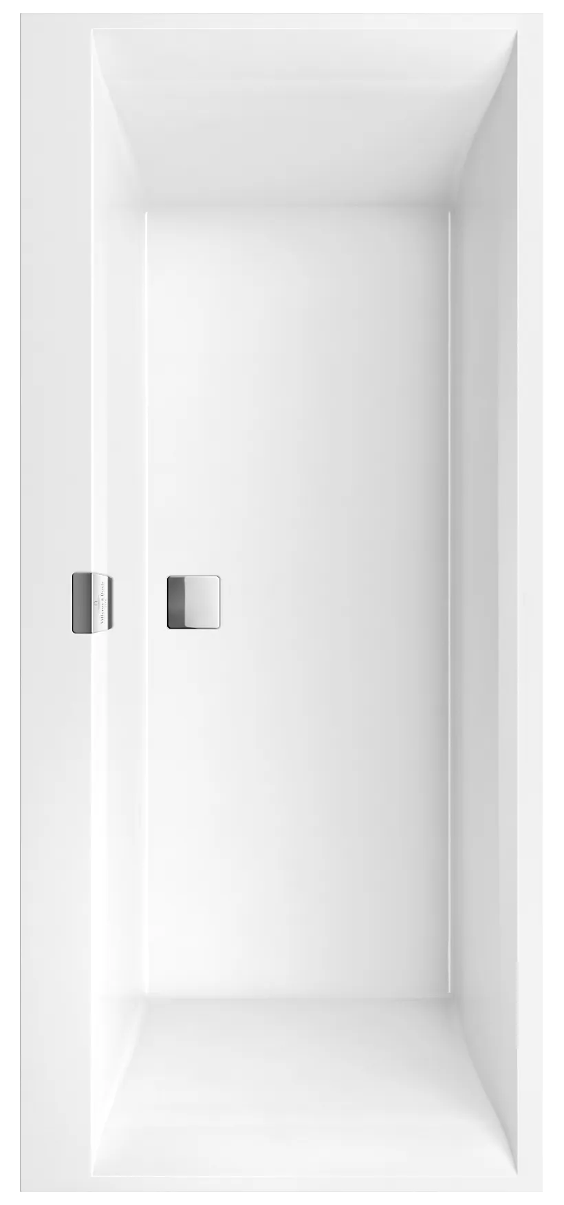 Villeroy & Boch Badewanne „Squaro Edge 12“ rechteck 180 × 80 cm, Mittelablauf in Weiß Alpin Villeroy & Boch Badewanne „Squaro Edge 12“ rechteck 180 × 80 cm, Mittelablauf in Weiß Alpin