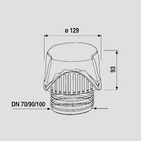 Rohrbelüfter ventilair® DN 70 - 100