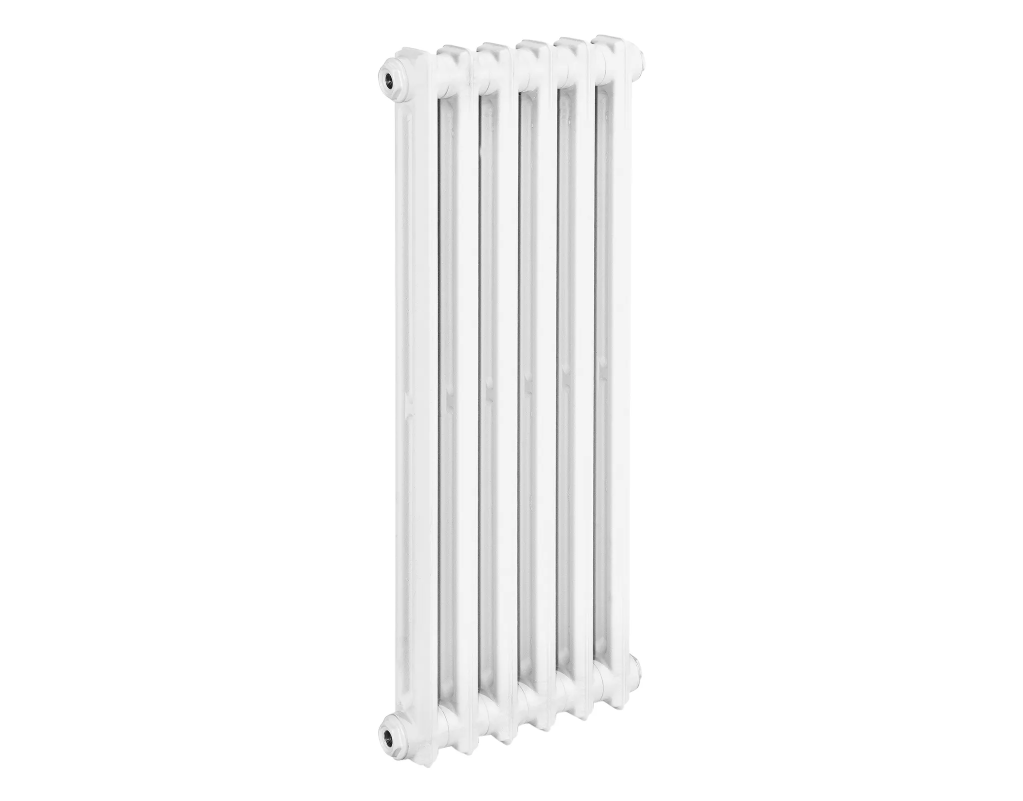 Beispielbild eines Heizkörpers mit 6 Gliedern ASW DIN-Gussradiator Berlin RAL 9010, 7 Glieder, BH 980 NA 900 BL 420 BT 70