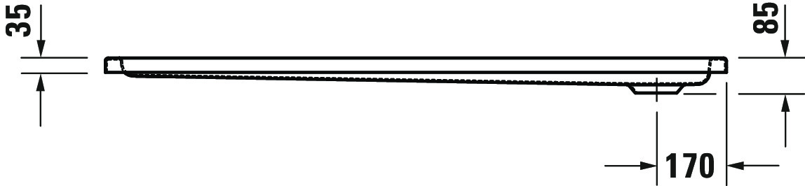 Duravit rechteck Duschwanne „D-Code“ 150 × 70 cm 