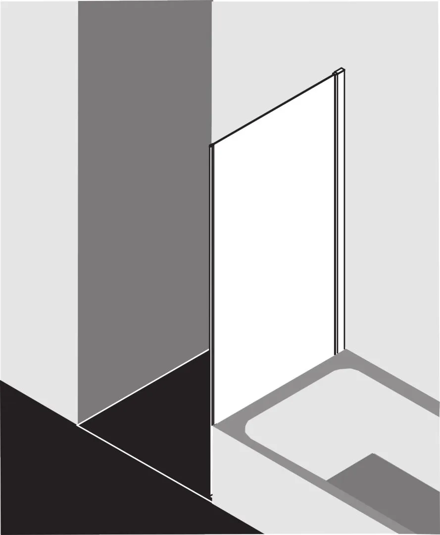 Kermi verkürzte Seitenwand Seitenwand verkürzt neben Badewanne mit Wandprofil für Ecke „LIGA“ 175 cm Glas Klar, Profile Schwarz Soft (RAL 9005) Kermi verkürzte Seitenwand Seitenwand verkürzt neben Badewanne mit Wandprofil für Ecke „LIGA“ 175 cm Glas Klar, Profile Schwarz Soft (RAL 9005)