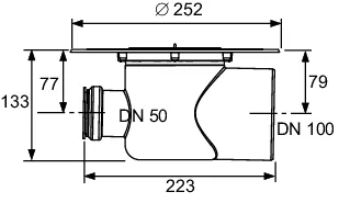 drainpoint S Ablauf DN 100 mit Seal System Universalflansch drainpoint S Ablauf DN 100 mit Seal System Universalflansch