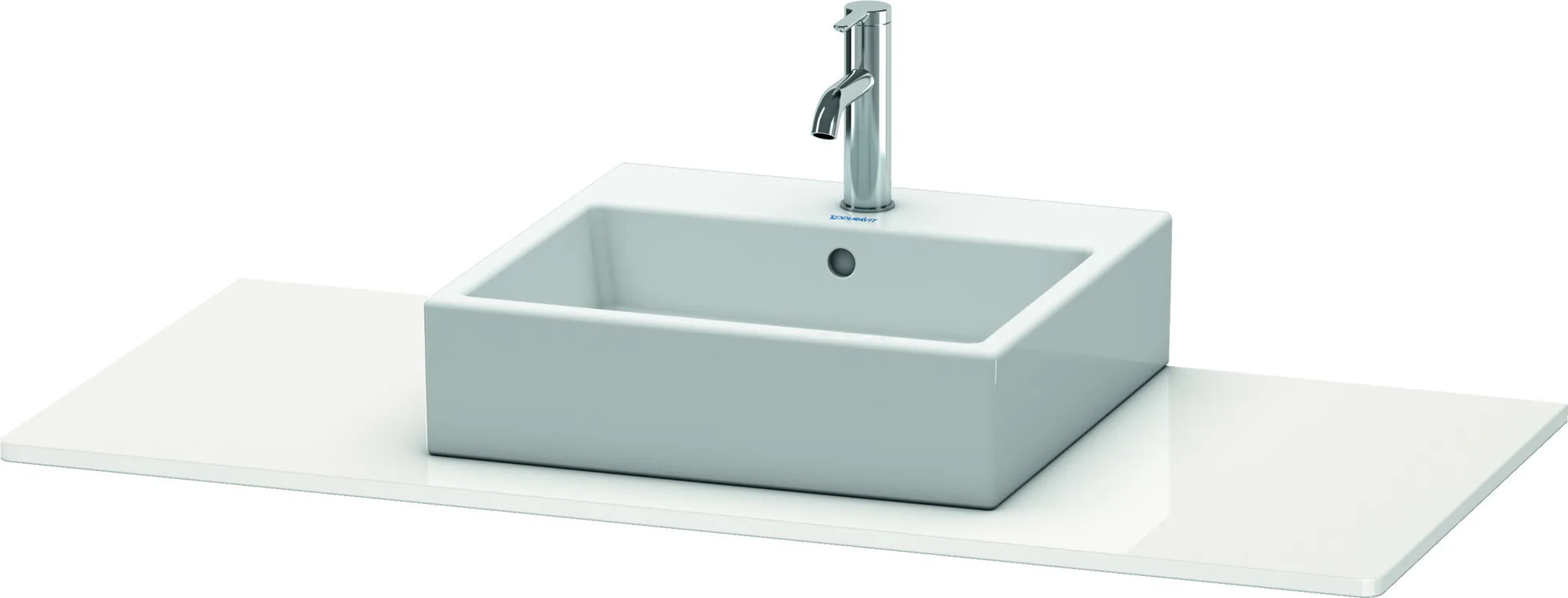 Duravit Konsole „XSquare“ in Weiß Hochglanz Duravit Konsole „XSquare“ in Weiß Hochglanz