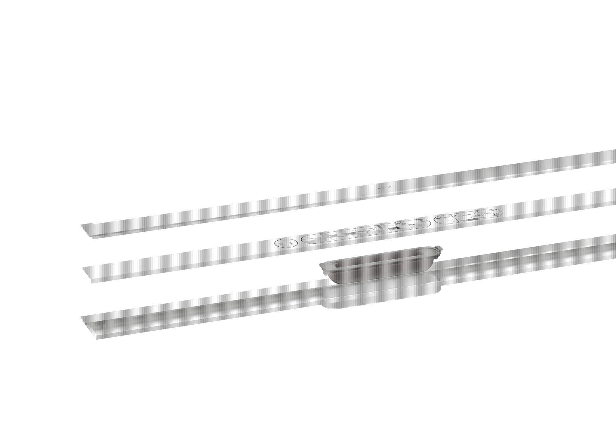 Hansgrohe AXOR Drain Fertigset Duschrinne 1000mm Wandmontage Chrom Hansgrohe AXOR Drain Fertigset Duschrinne 1000mm Wandmontage Chrom