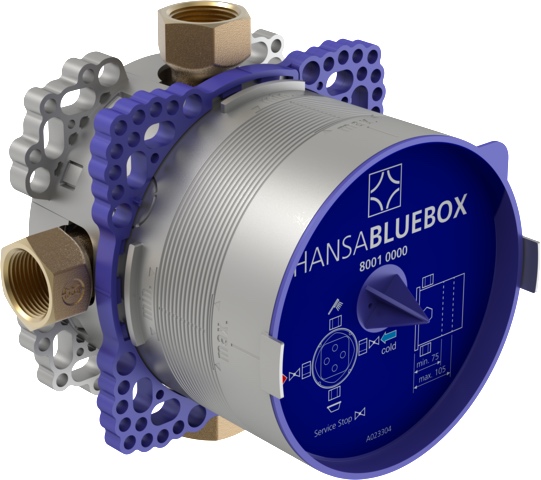 Hansa Rohbauset Brausearmatur „Bluebox“ in Chrom Hansa Rohbauset Brausearmatur „Bluebox“ in Chrom