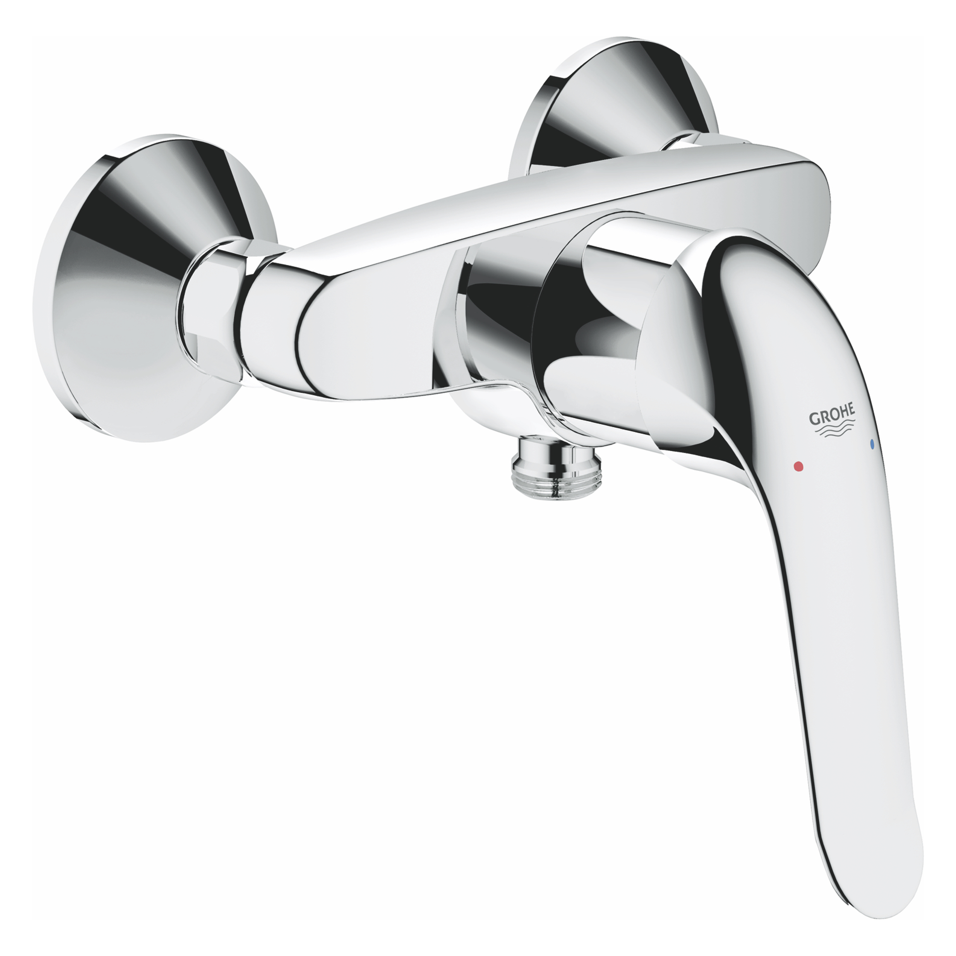 GROHE EH-Brausebatterie Euroeco Special 32780 Wandmontage S-Anschlüsse chrom