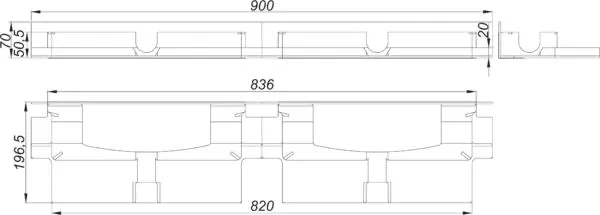Schallschutzelement DallFlex Duo Plan Schallschutzelement DallFlex Duo Plan
