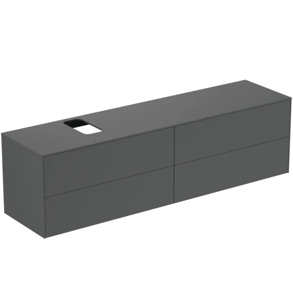 Ideal Standard Waschtischunterschrank Conca, 4 Auszüge, Anthrazit Ideal Standard Waschtischunterschrank Conca, 4 Auszüge, Anthrazit