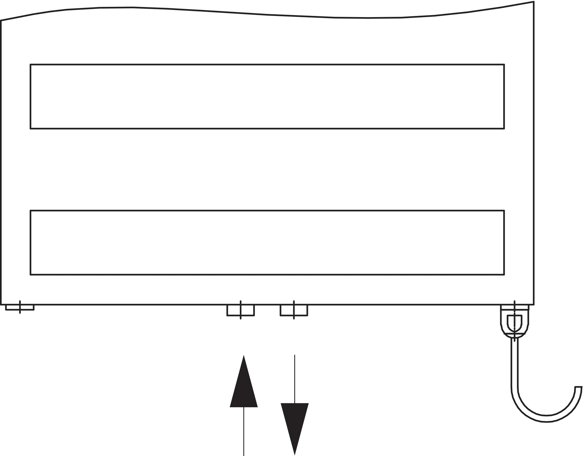 Kermi Design-Heizkörper „Casteo®“ 50 × 125,9 cm in Weiß