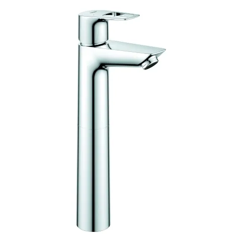 Einhand-Waschtischbatterie BauLoop 23764_1, XL-Size, für freistehende Waschschüsseln, glatter Körper, Einlochmontage, mit Temperaturbegrenzer, EcoJoy Mousseur 5,7 l/min, chrom Einhand-Waschtischbatterie BauLoop 23764_1, XL-Size, für freistehende Waschschüsseln, glatter Körper, Einlochmontage, mit Temperaturbegrenzer, EcoJoy Mousseur 5,7 l/min, chrom