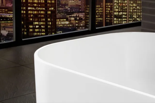 Villeroy & Boch Badewanne „Finion“ freistehend rechteck 170 × 70 cm, Mittelablauf in Weiß Alpin Villeroy & Boch Badewanne „Finion“ freistehend rechteck 170 × 70 cm, Mittelablauf in Weiß Alpin