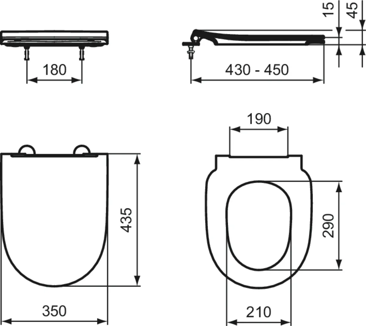 Ideal Standard WC-Sitz „i.lifeO“ Ideal Standard WC-Sitz „i.lifeO“