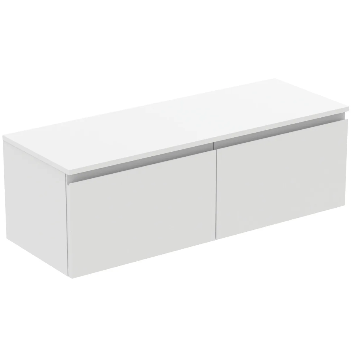 Ideal Standard Waschtischunterschrank Finesse 1202x440x388mm, 2 Auszüge, Weiß matt